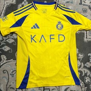 2024-2025 Al nasr adidas Ronaldo soccer jersy slim fit